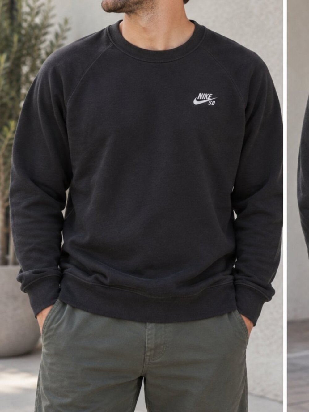 Nike SB Black Crewneck Sweatshirt Men's L